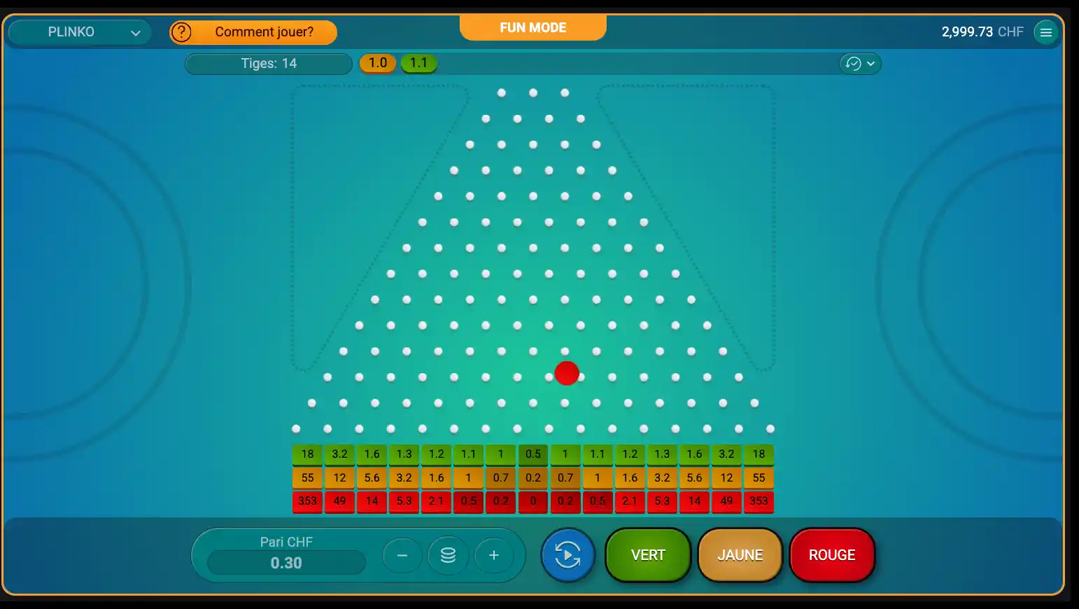 1win plinko